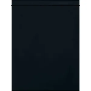 8 x 10" - 2 Mil Black Reclosable Poly Bags