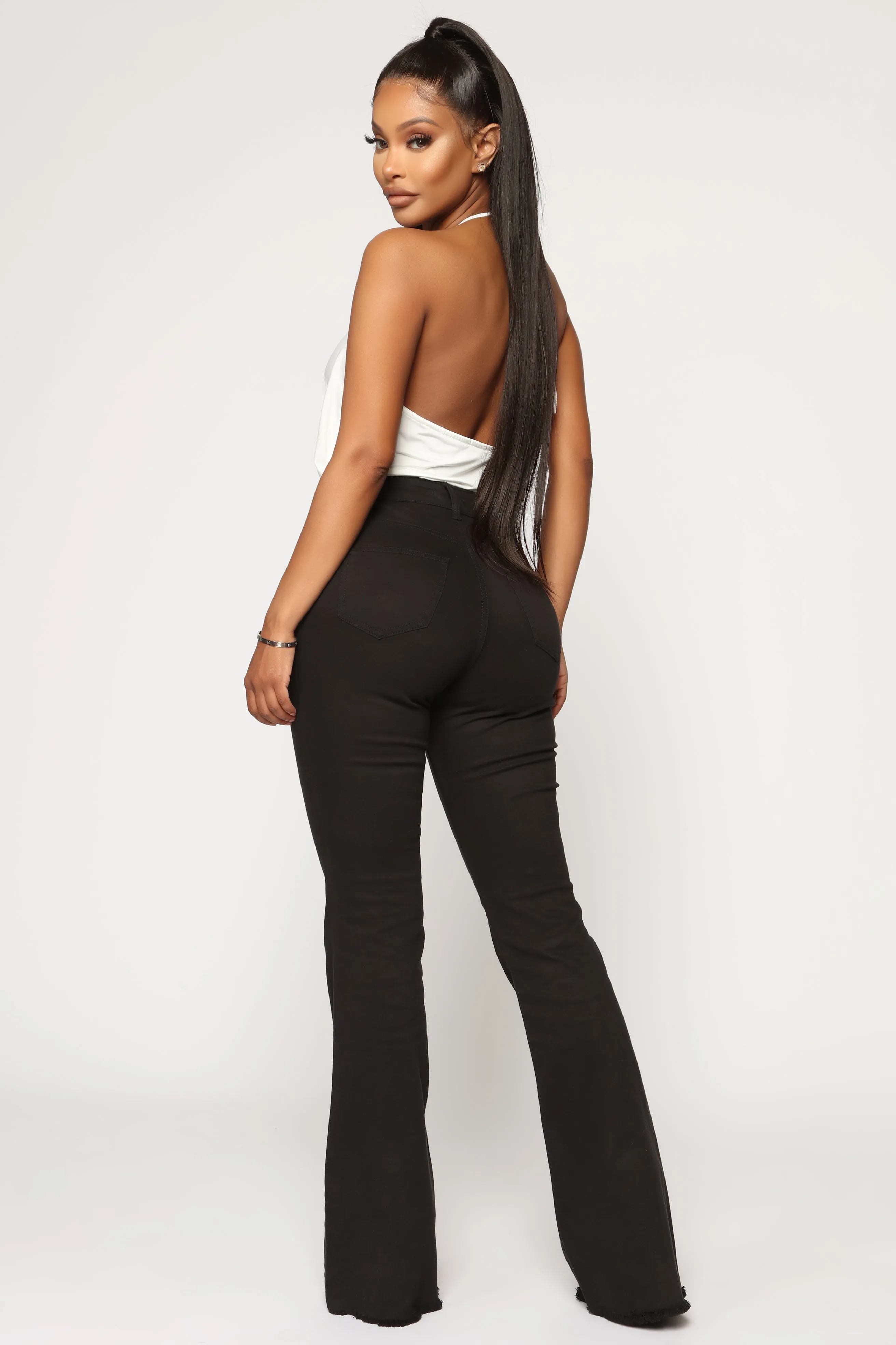 Ariana Flare Jeans - Black