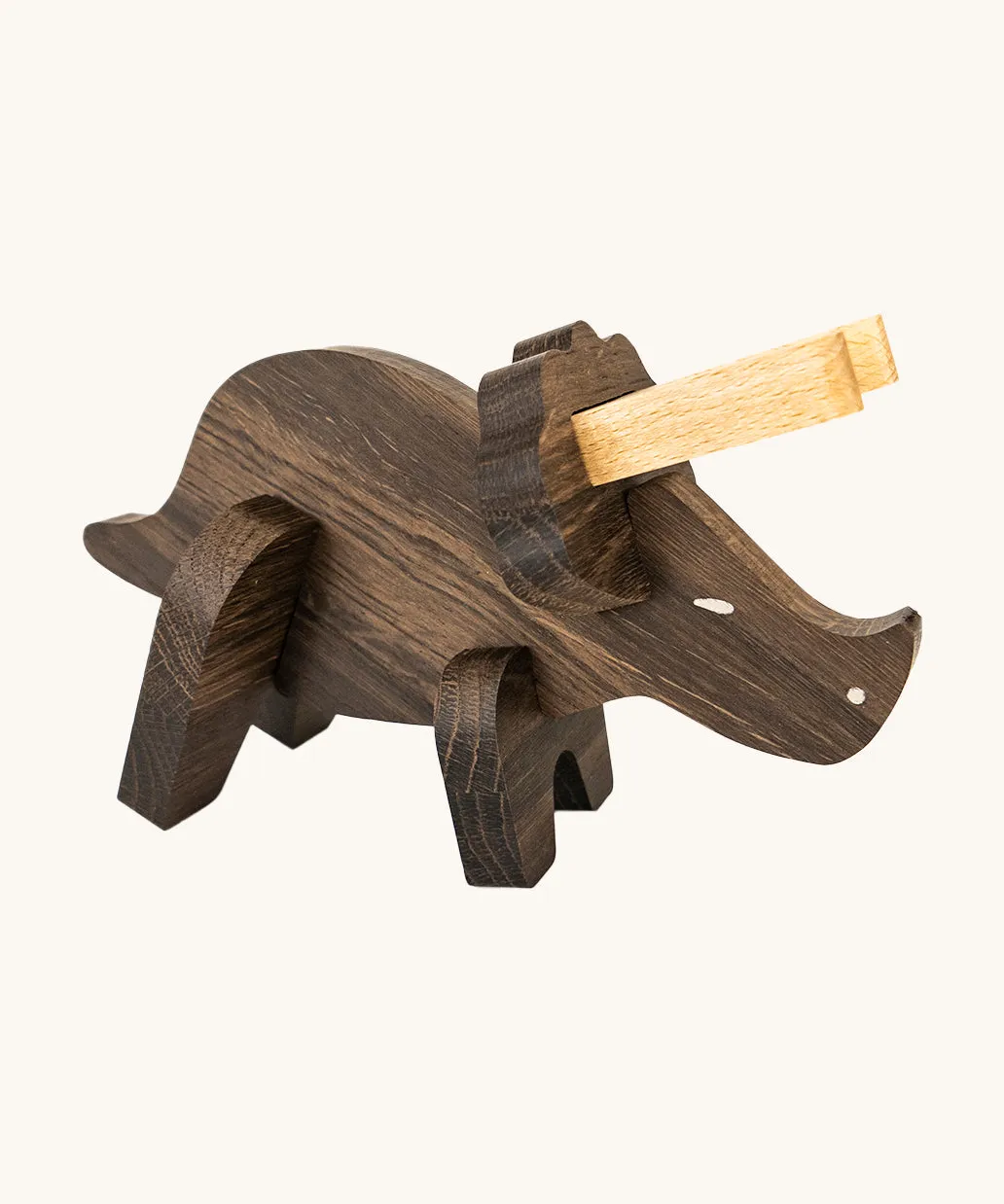 Bajo Puzzle & Sorter - Black Oak Triceratops