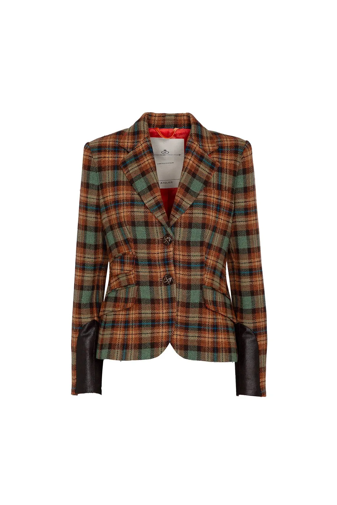 BLAZER CUADROS NARANJAS VERMONT