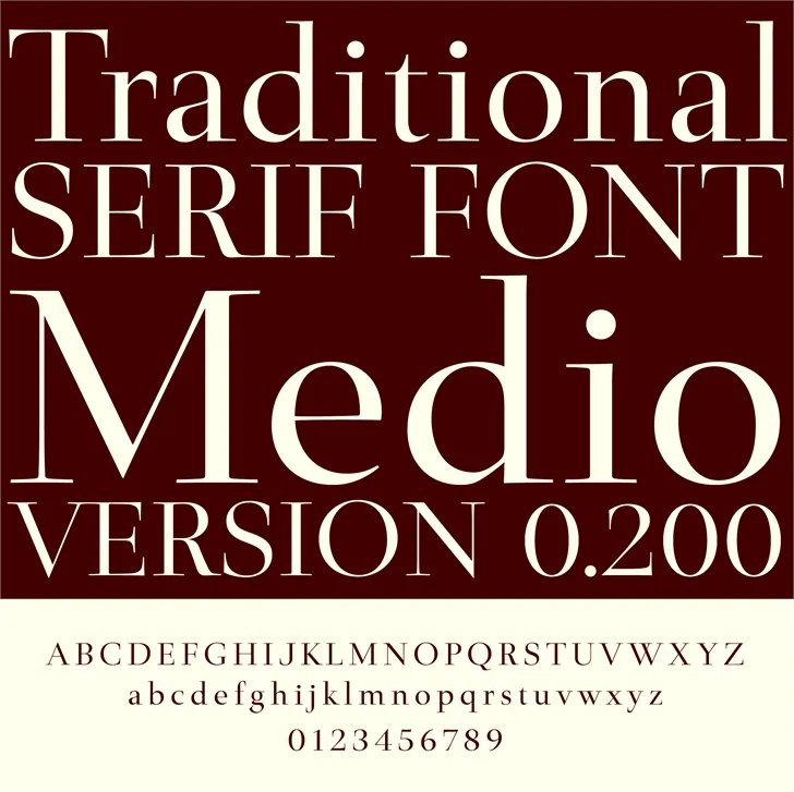 Free Medio Font