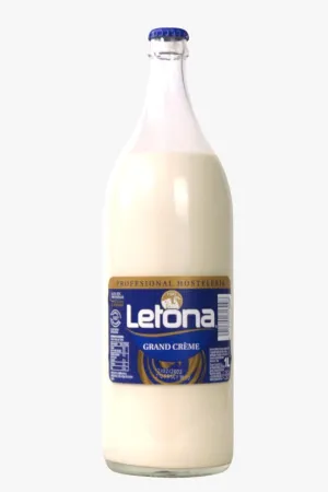 Leche Letona Entera en vidrio retornable 1 L - Pack 1 Ud