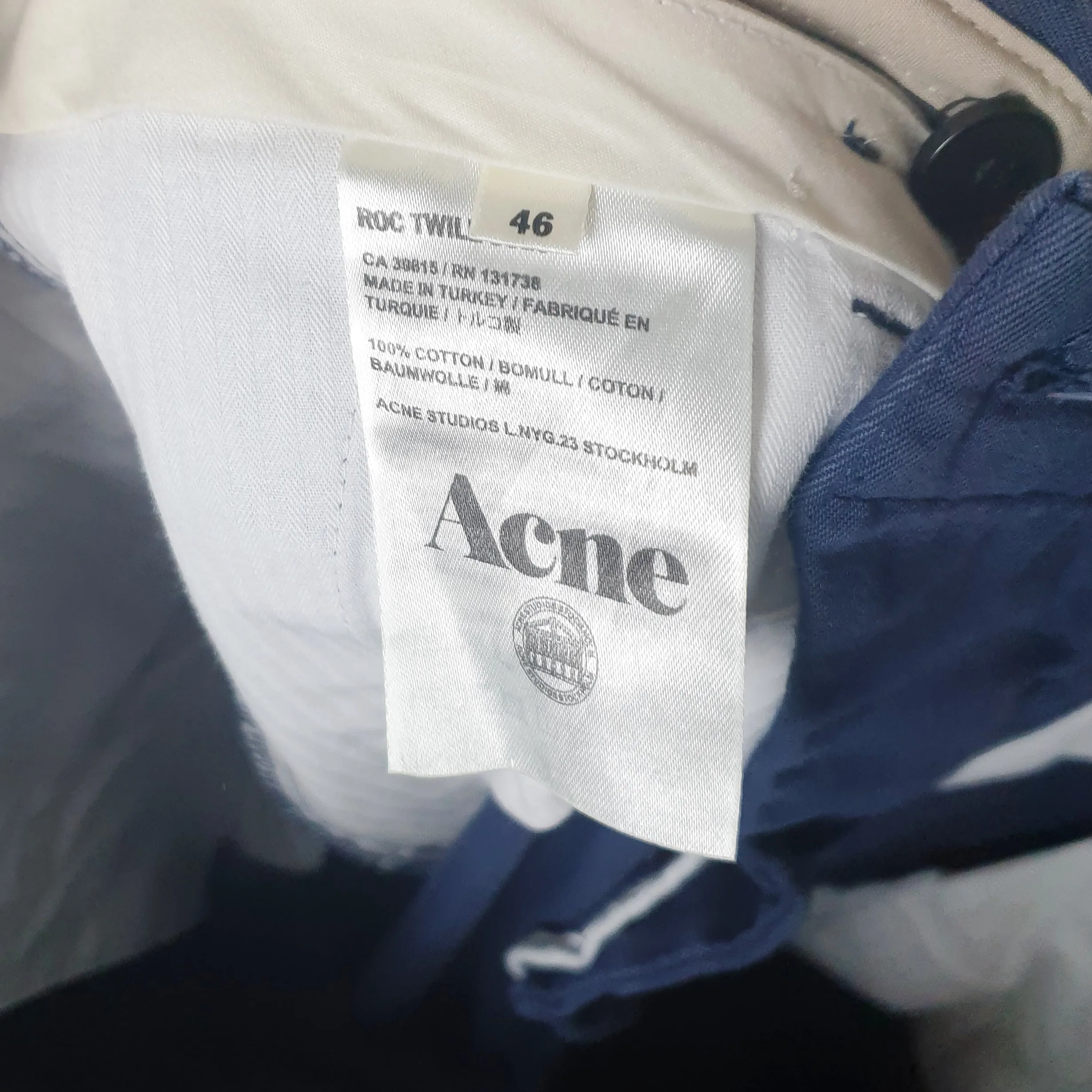 Pantaloni Acne uomo