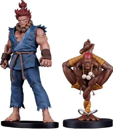 PCS Statue: Street Fighter - Set Akuma y Dhalsim Escala 1/10