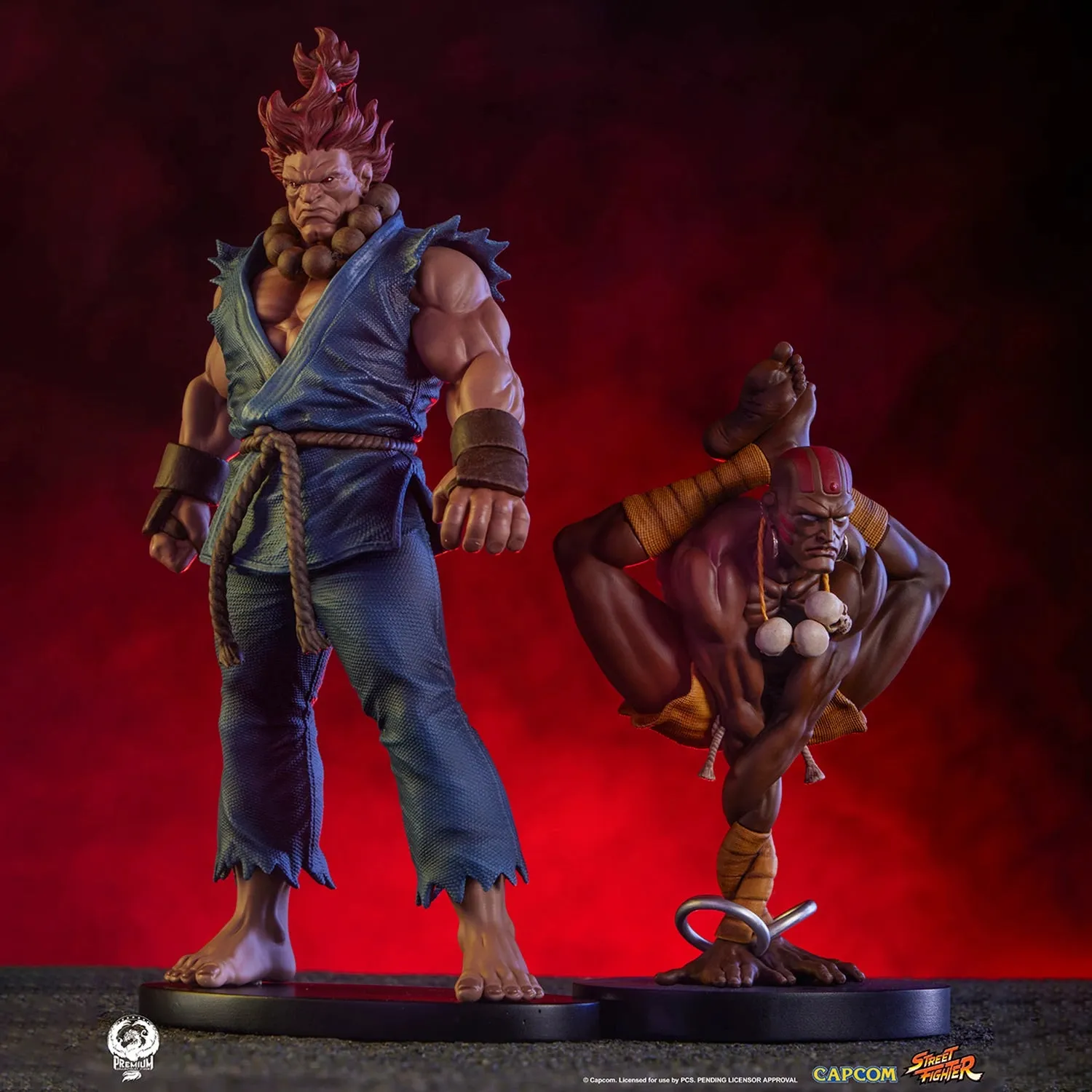 PCS Statue: Street Fighter - Set Akuma y Dhalsim Escala 1/10