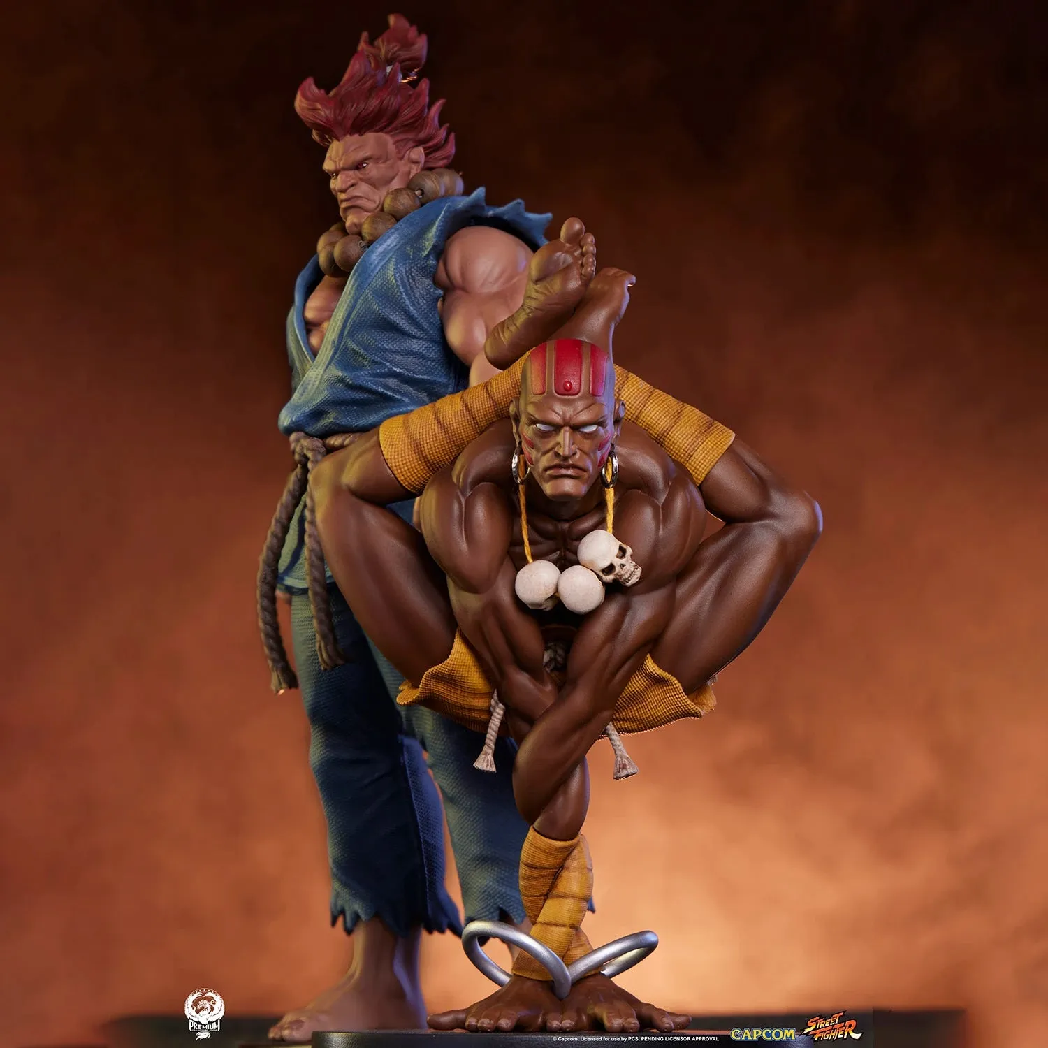 PCS Statue: Street Fighter - Set Akuma y Dhalsim Escala 1/10