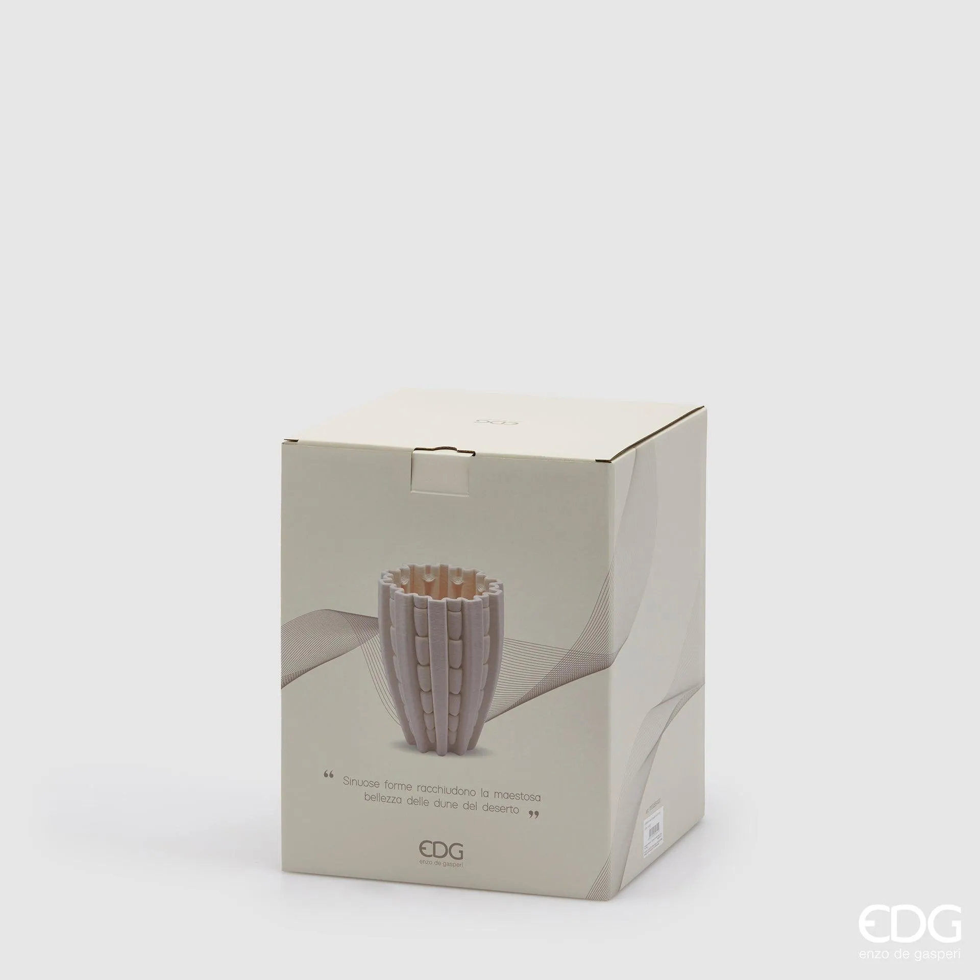 Vaso 3D Svasato ceramica-porcellana EDG Enzo De Gasperi