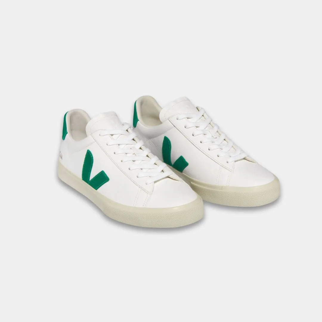 Veja Men's Campo Leather White Black Emeraude