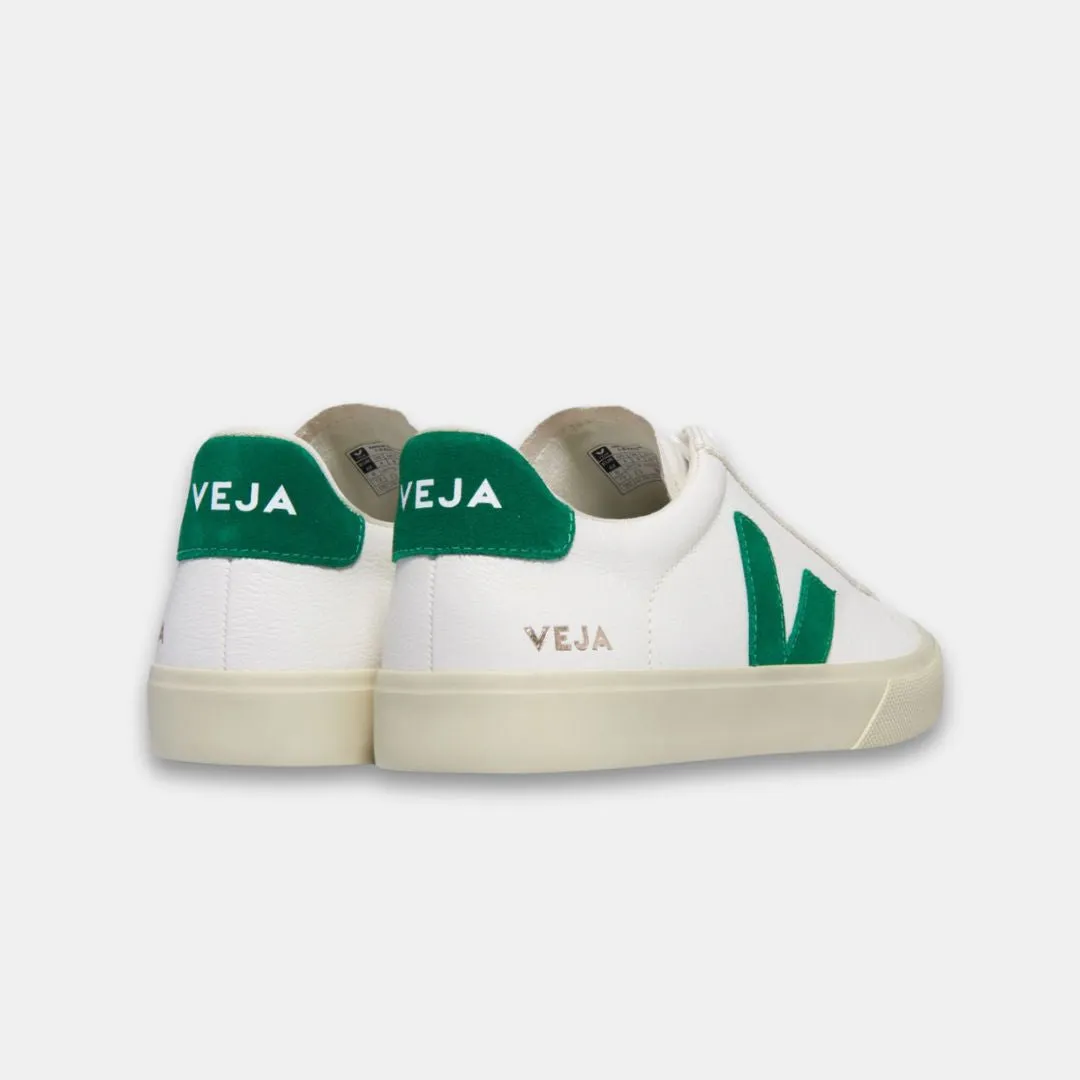 Veja Men's Campo Leather White Black Emeraude