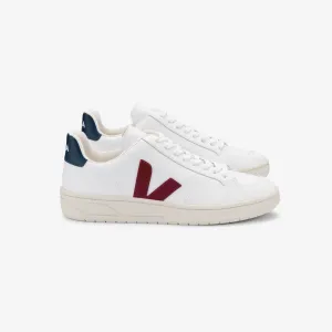 Veja Men's V-12 Leather Extra White Marsala Nautico